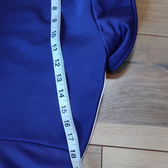 Adidas Purple Track Jacket Classic Striped Trefoil Logo Full Zip Size Small - Picture 14 of 15